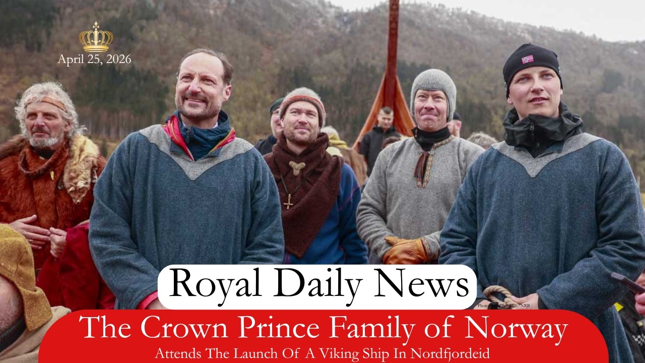 The Crown Prince Family of Norway Joins Viking Ship Launch in Nordfjordeid.  Plus, More #royalnews