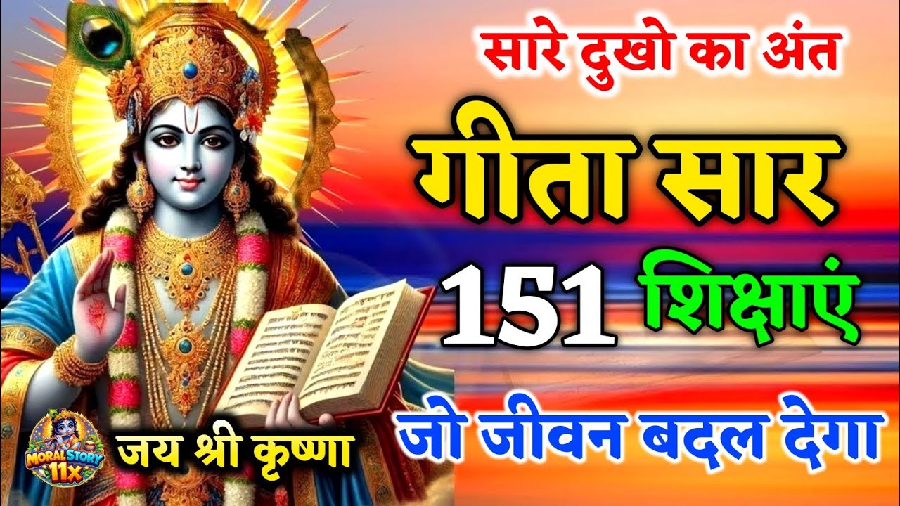 सम्पूर्ण भगवत गीता सार | Shrimad Bhagwat Geeta | Krishna Motivational Speech | भगवत गीता #krishna