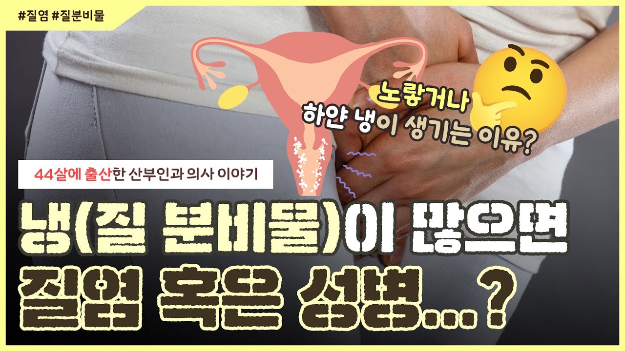 노란 냉, 하얀 냉, 덩어리 냉이 나오는 이유는..?🤔｜진짜 질염으로 의심해야 하는 경우는 '이때' 👩🏻‍⚕️ - [노노산부인과 ep147]