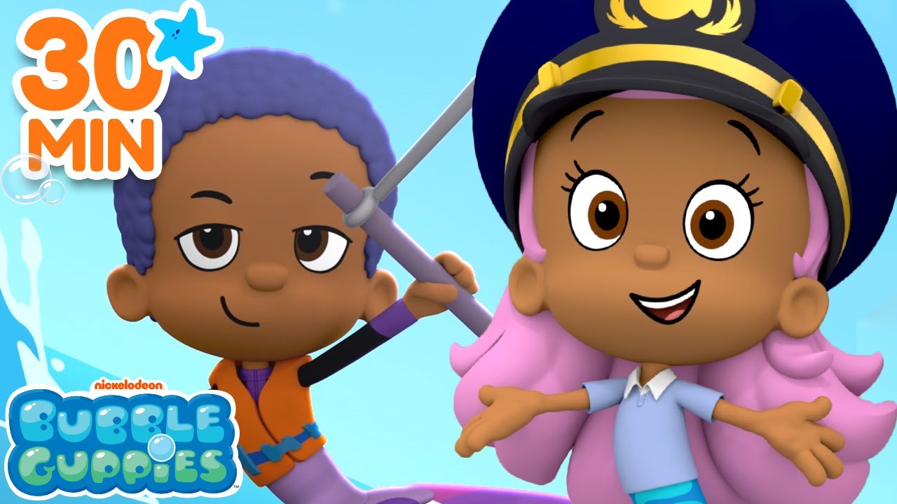 Summer Beach Day and Water Play! 💦 30 Minute Compilation | Bubble Guppies