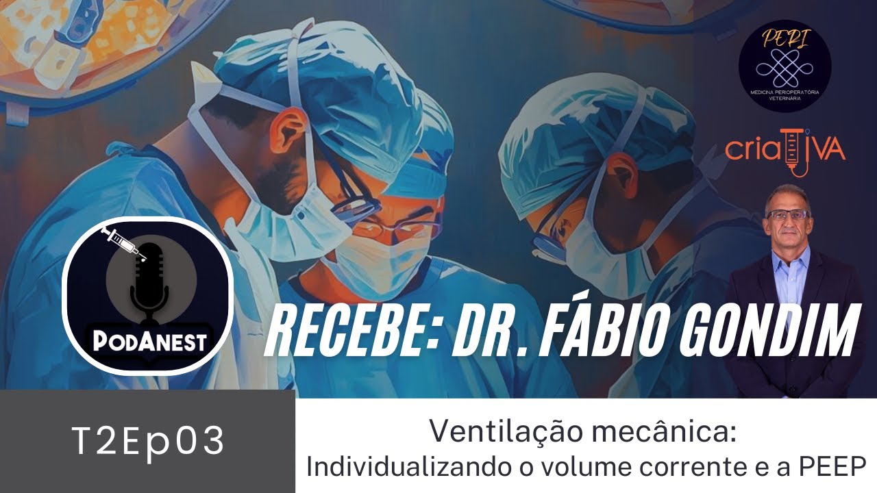 PodAnest! T2Ep03 - Ventilação Mecânica - Individualizando o Vt e a PEEP com Dr. Fabio Gondim