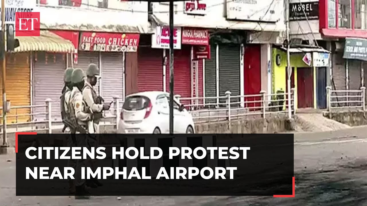 Manipur: Fresh violence near Imphal airport, burn tyres; tear gas shells fired