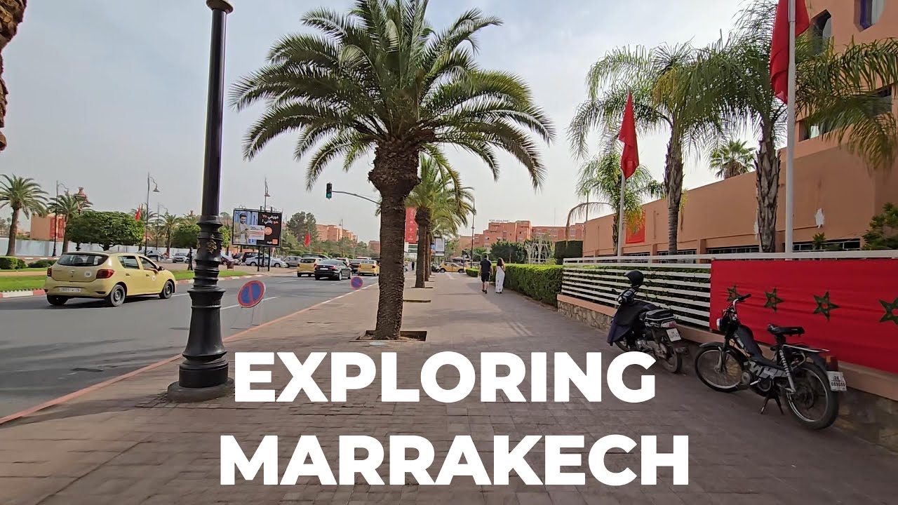 Walking Through Marrakech 🕌 | Street Views & City Atmosphere