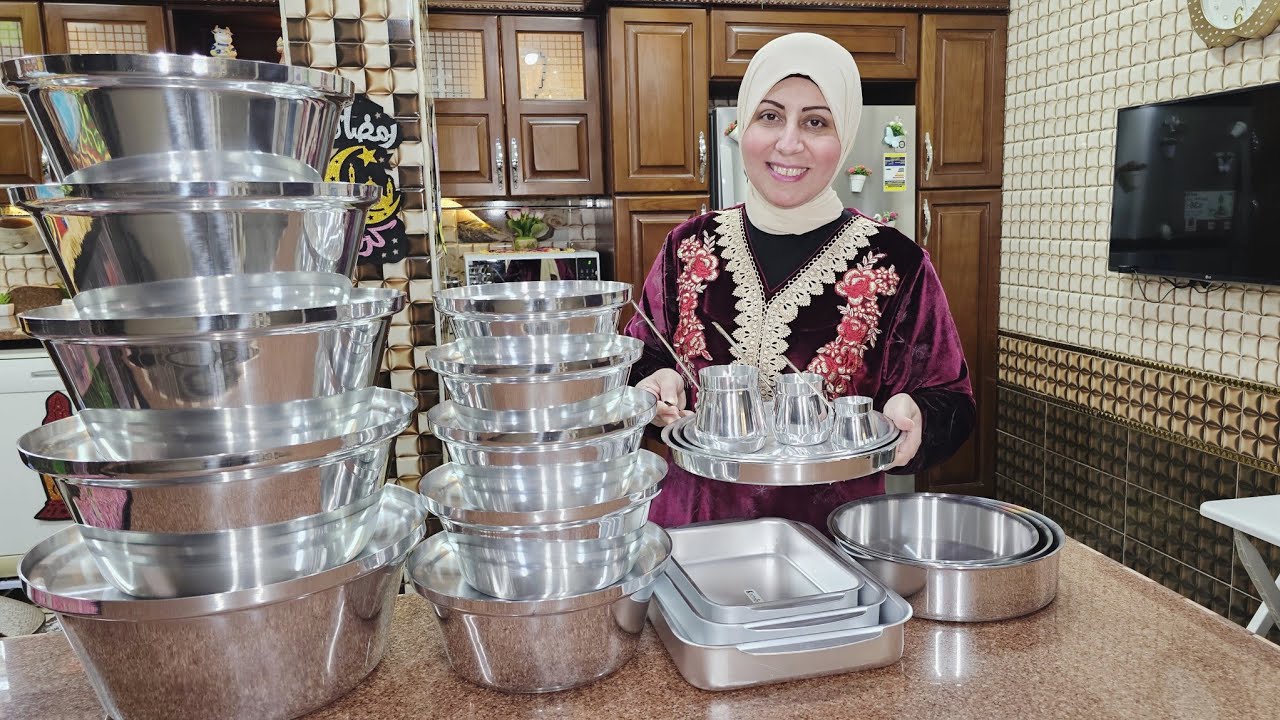 للأم وبنتها وحفيدتها 🥰 ويسد في العزايم والولايم