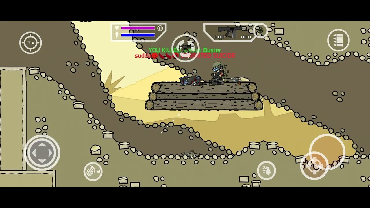 MiniMilitia_07🗿 l kill 17° | #foryou #gameplay #entertainment #minimilitia 