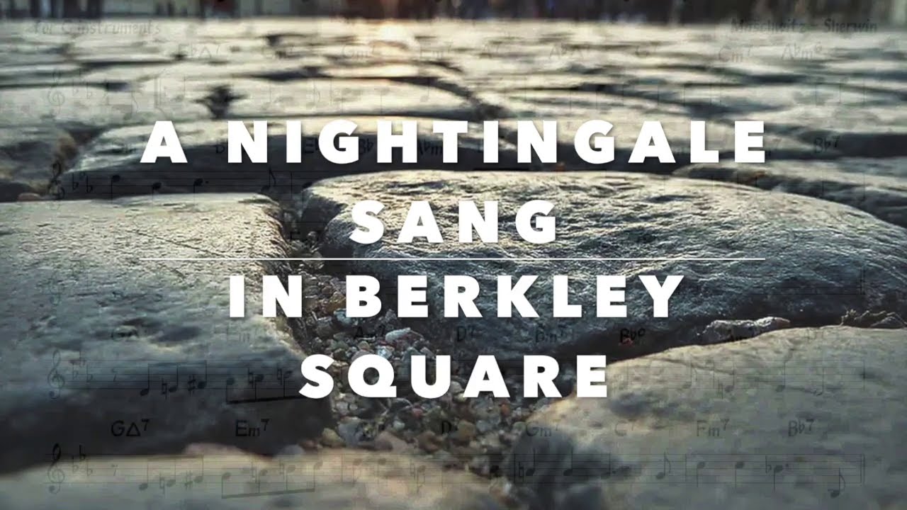 A Nightingale Sang In Berkley Square - Latin backing track + music sheet