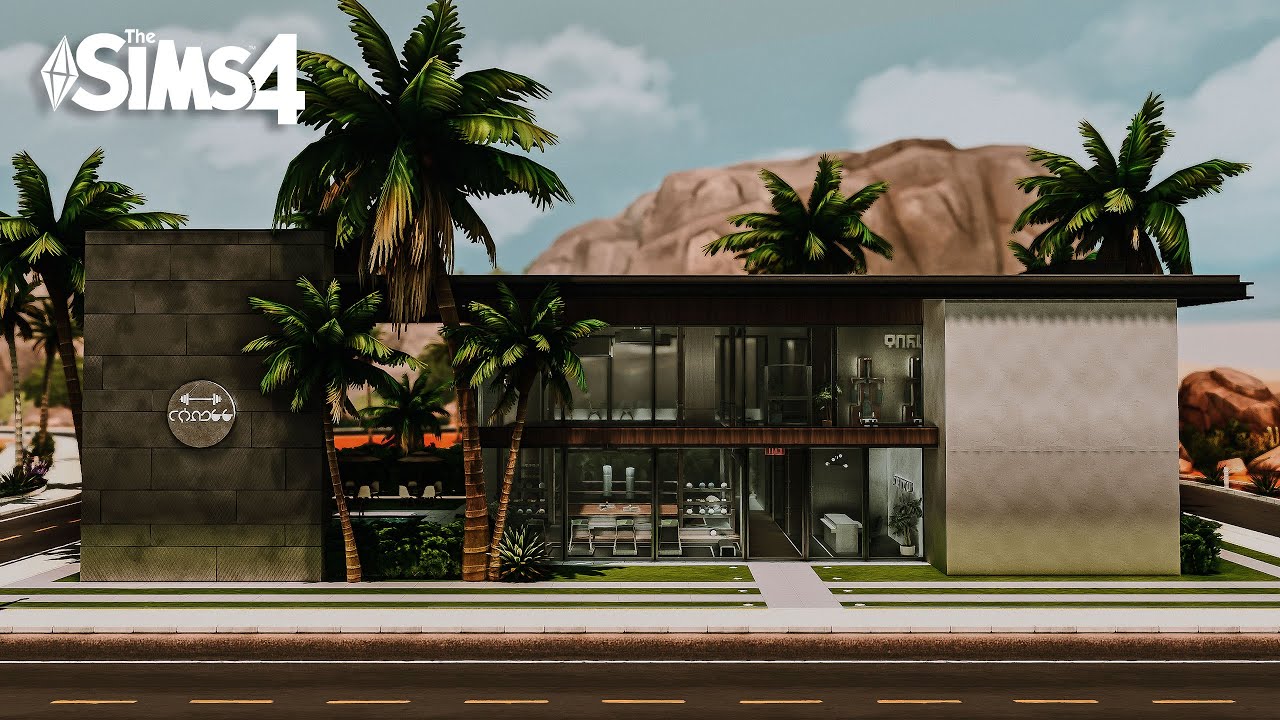 IronWorks Fitness Centre ♥ The Sims 4: Speed Build // CC