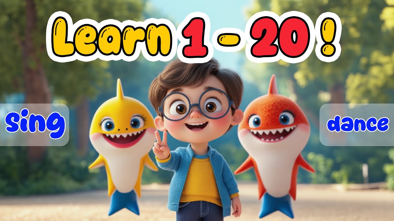 Counting 1 to 20 for Kids | Fun Animals Song