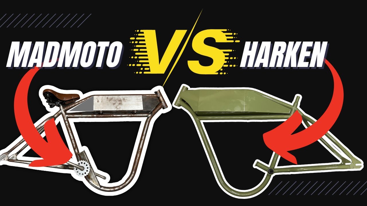 Motorized Bicycle FRAMES and GAS TANKS [Harken VS Mad Moto Inc]