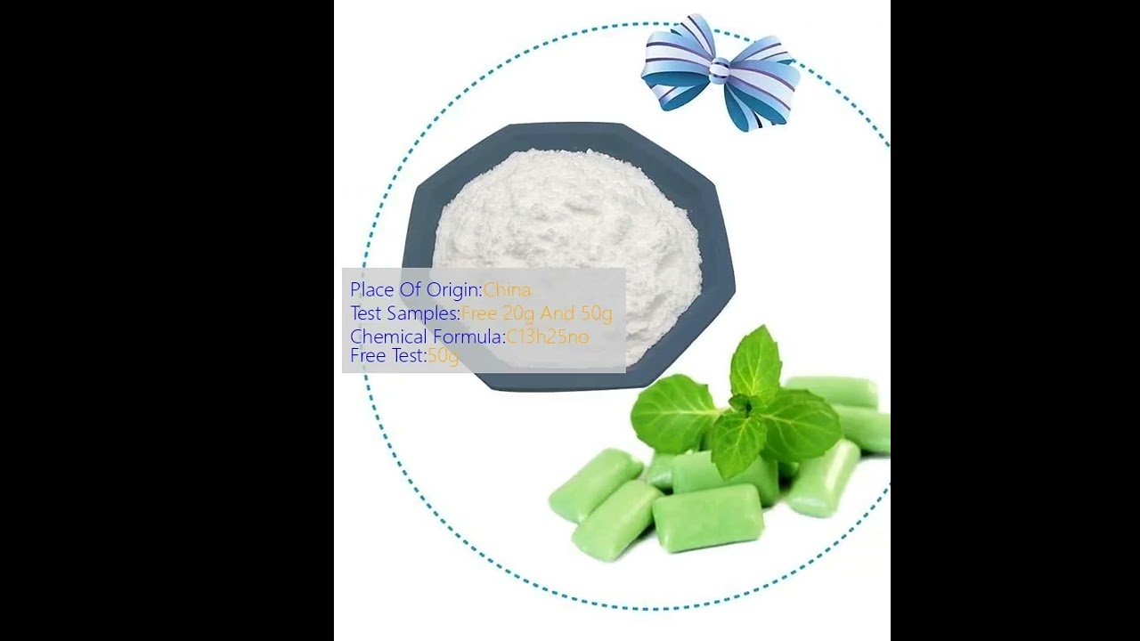 Medicine Grade WS-3 Koolada for Cooling Agent Free Test Samples 20g and 50g