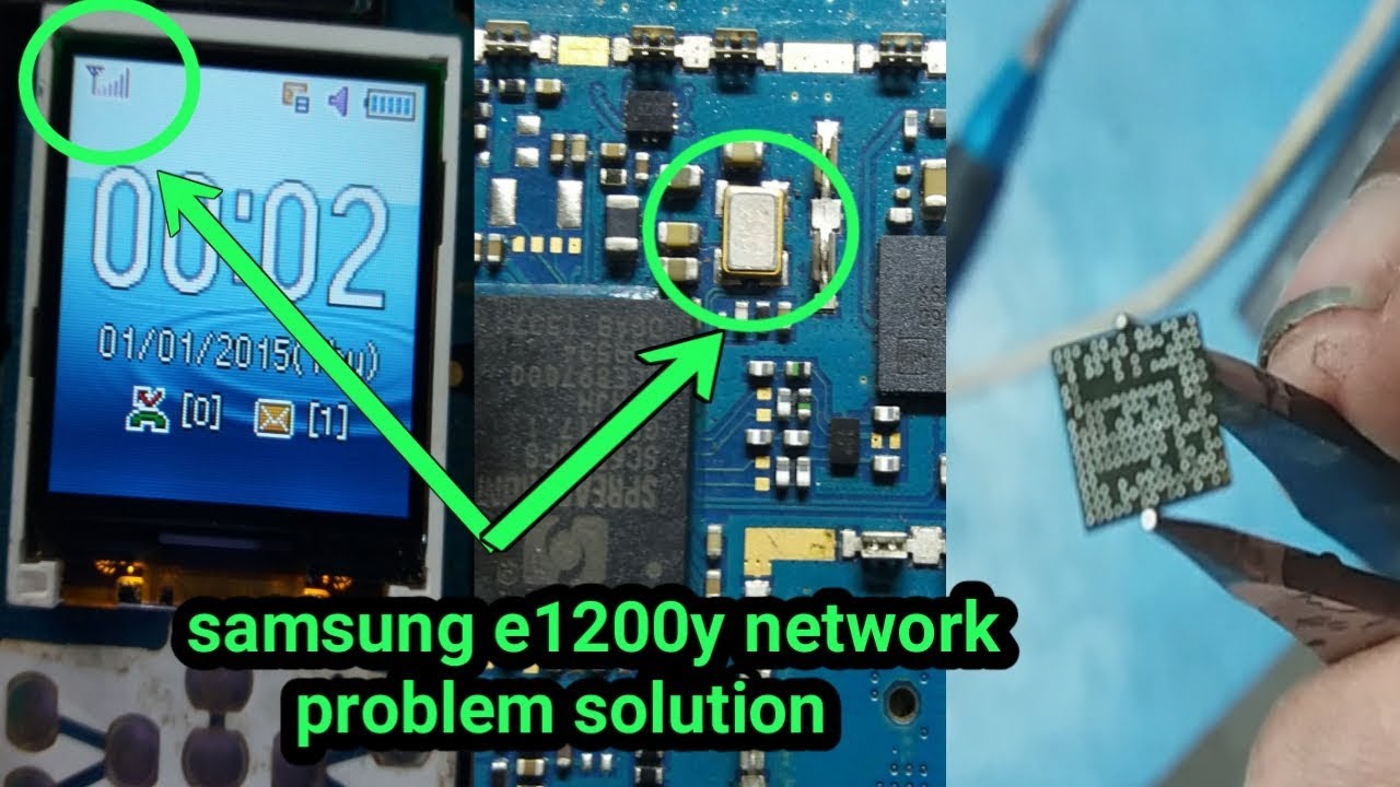 samsung 1200 network problem solution||no network|| emergency call
