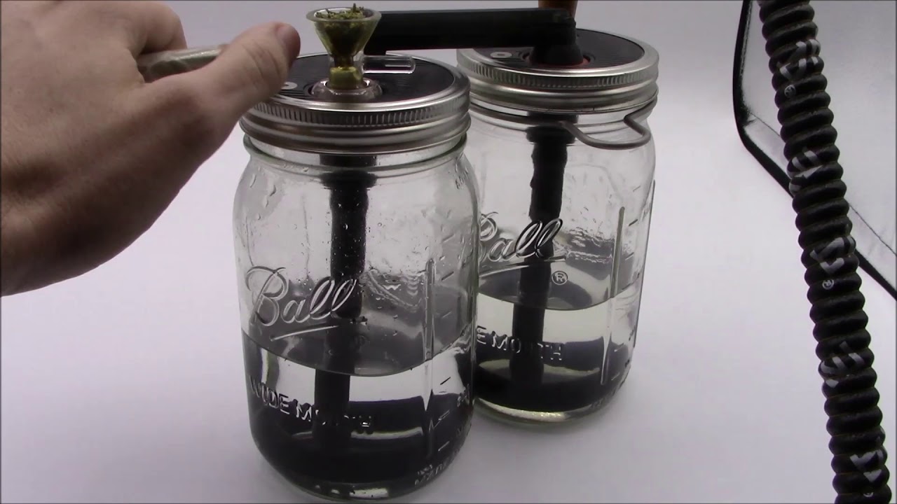 Glass Lung twin mason jar bongs!