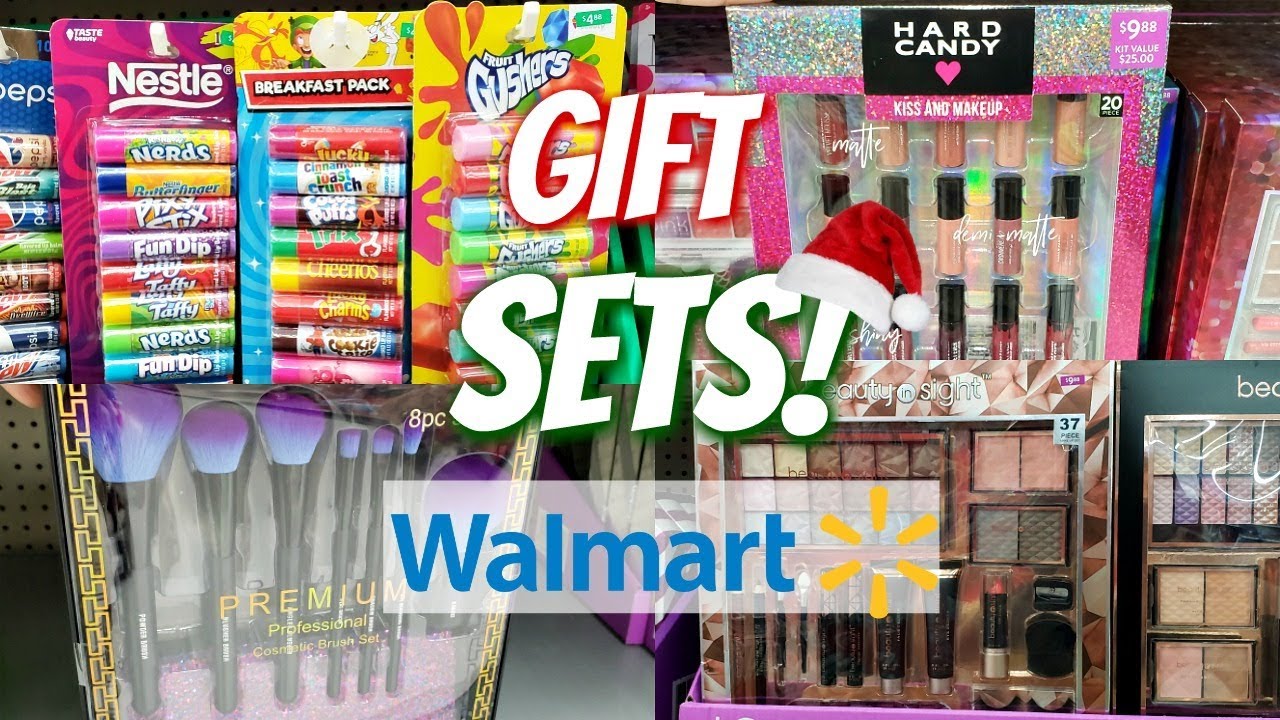 WALMART CHRISTMAS GIFT SETS STOCKING STUFFERS SHOP WITH ME 2018