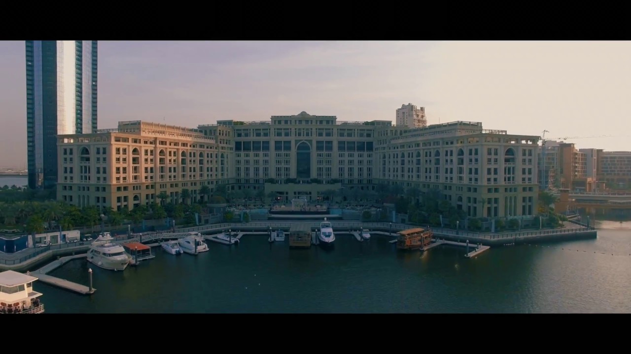 PALAZZO VERSACE Dubai Wedding Set up (DJI P4)