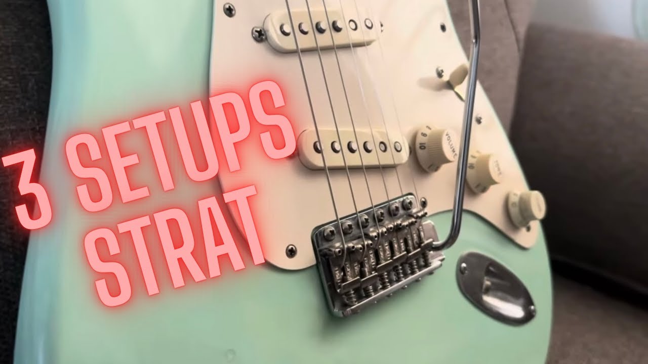 3 formas de ajustar tu puente Stratocaster ¡Fácil y rápido!