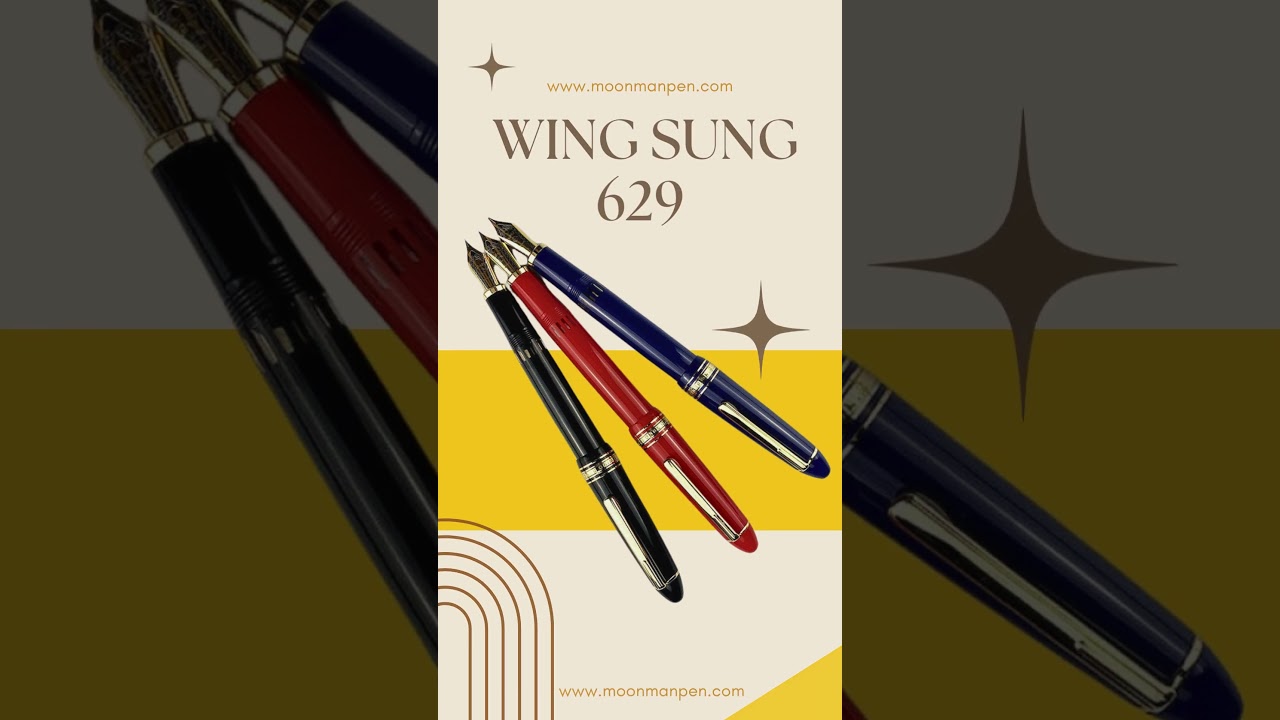 Wing Sung 629 Fountain Pen &ndash; Sleek Design, Smooth Writing, Ideal for Daily Use #WingSung629