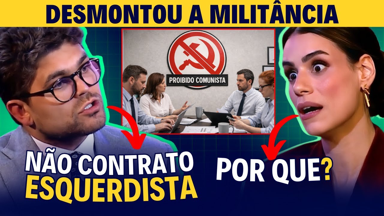 Empresário conservador DESMONTOU apresentadora esquerdista | Tallis Gomes