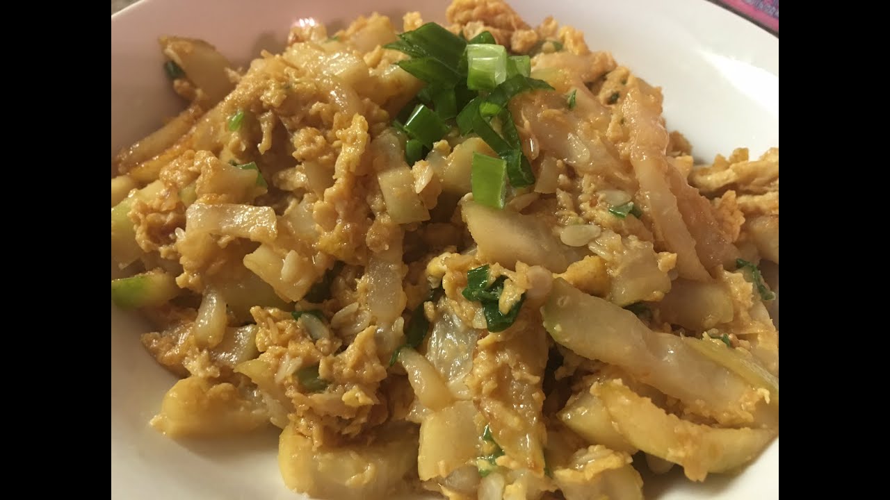 Easy Asian Stir Fry Winter Melon with Eggs Recipe