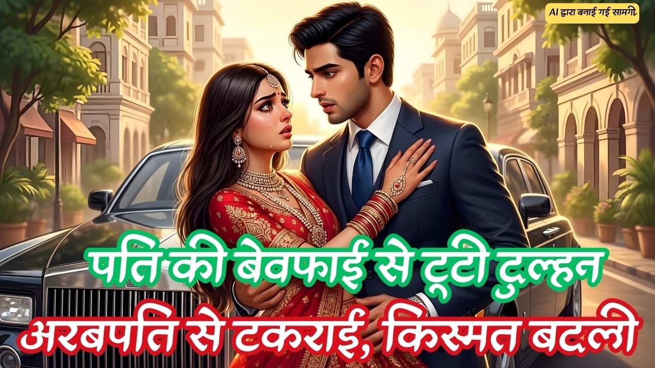 पूर्व पति का सहेली संग अफेयर! दुखी दुल्हन अरबपति की कार से टकराई जिसे पत्नी चाहिए|Hindi Love Story