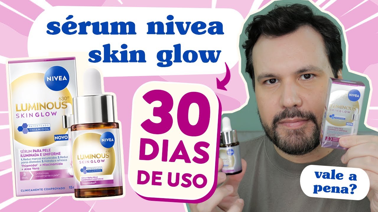 NIVEA SKIN GLOW SERUM Luminous 630 Resenha Pele Uniforme e Radiante Menos Manchas e Poros Dilatados