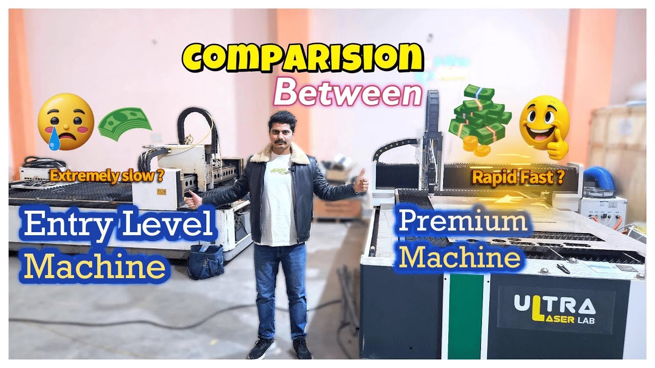Low Budget Machine V/S Premium LASER Cutting Machine - Brief Explanation .