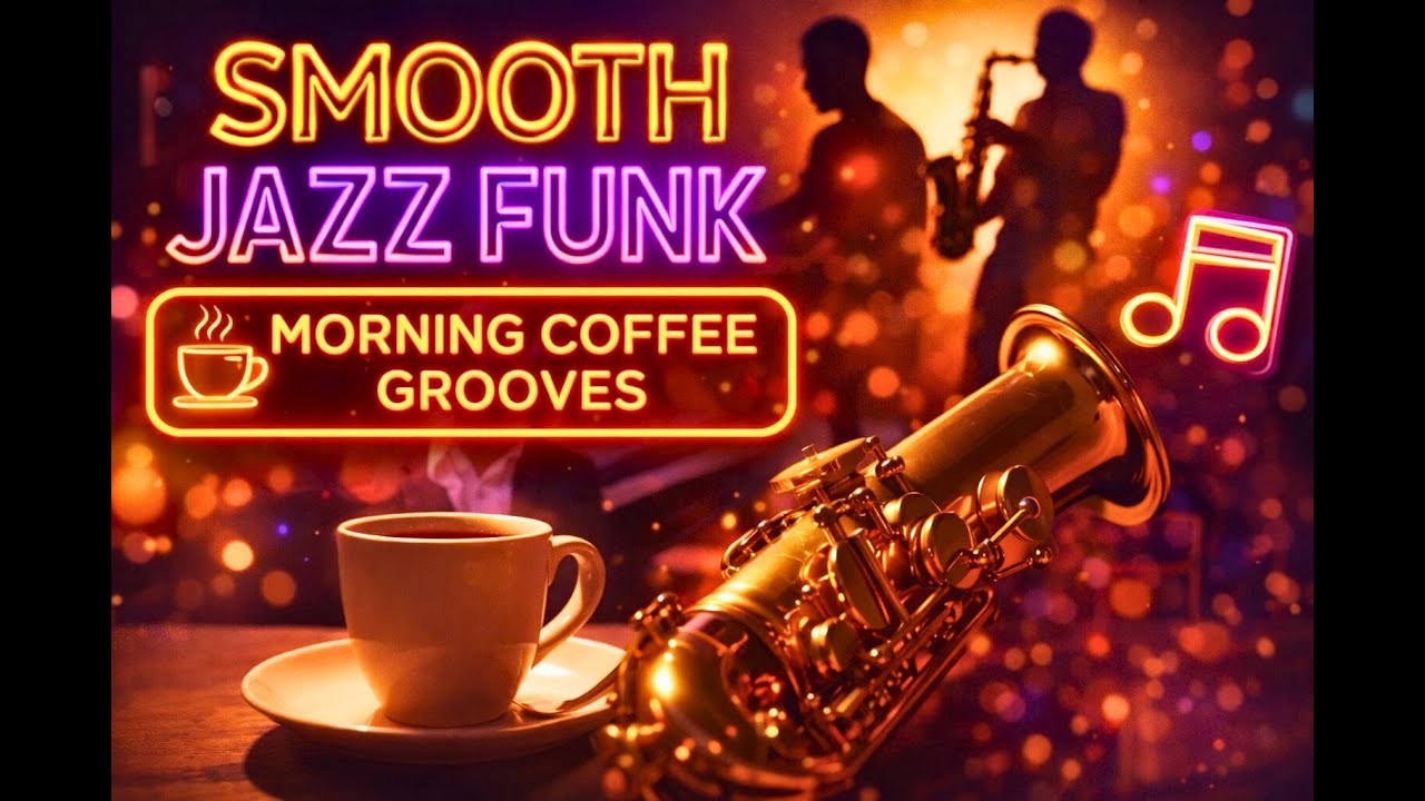 Smooth Jazz Funk ☕ Morning Coffee Grooves | Relaxing Funky Jazz for Work & Chill