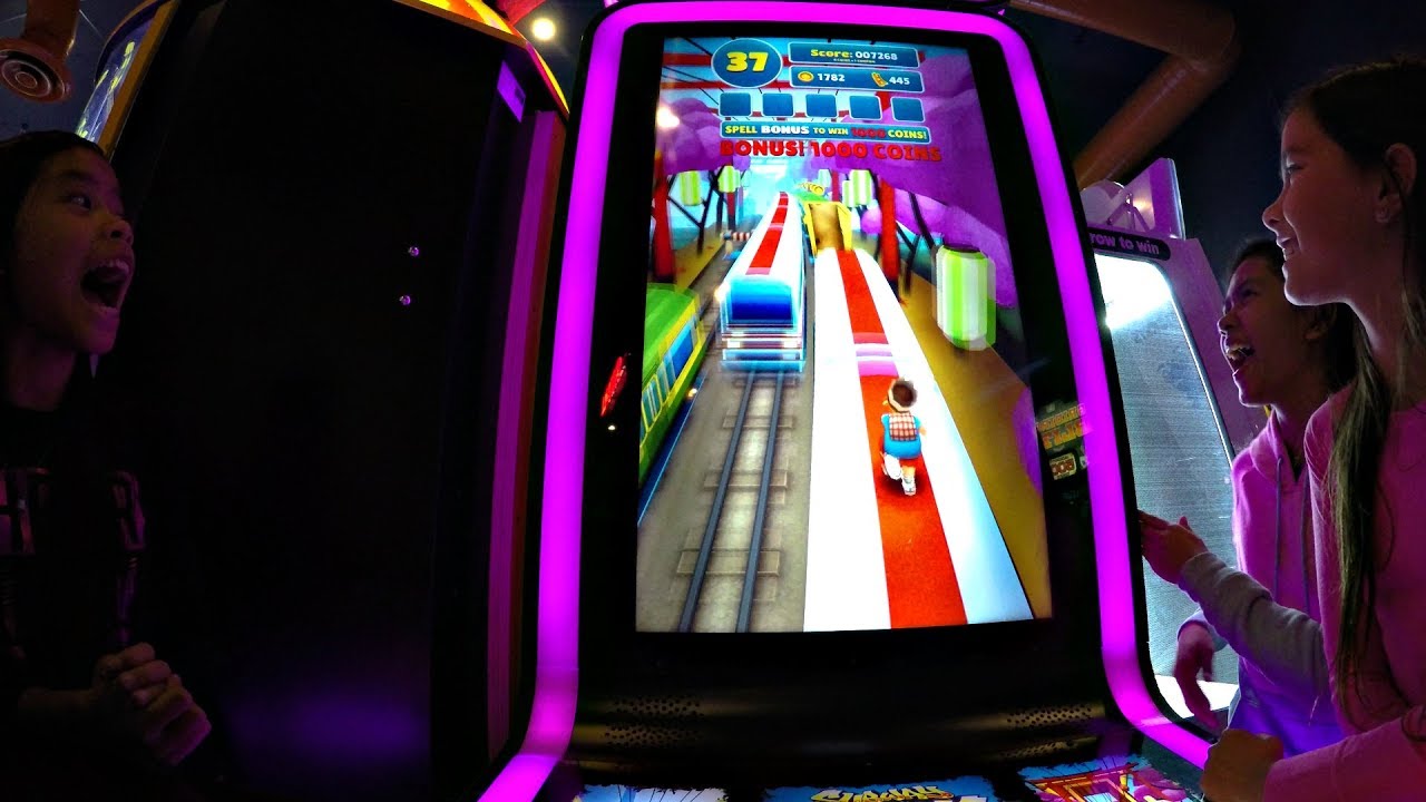 Subway Surfers Arcade Video Game Double Wins! ゲームセンター 大当たり