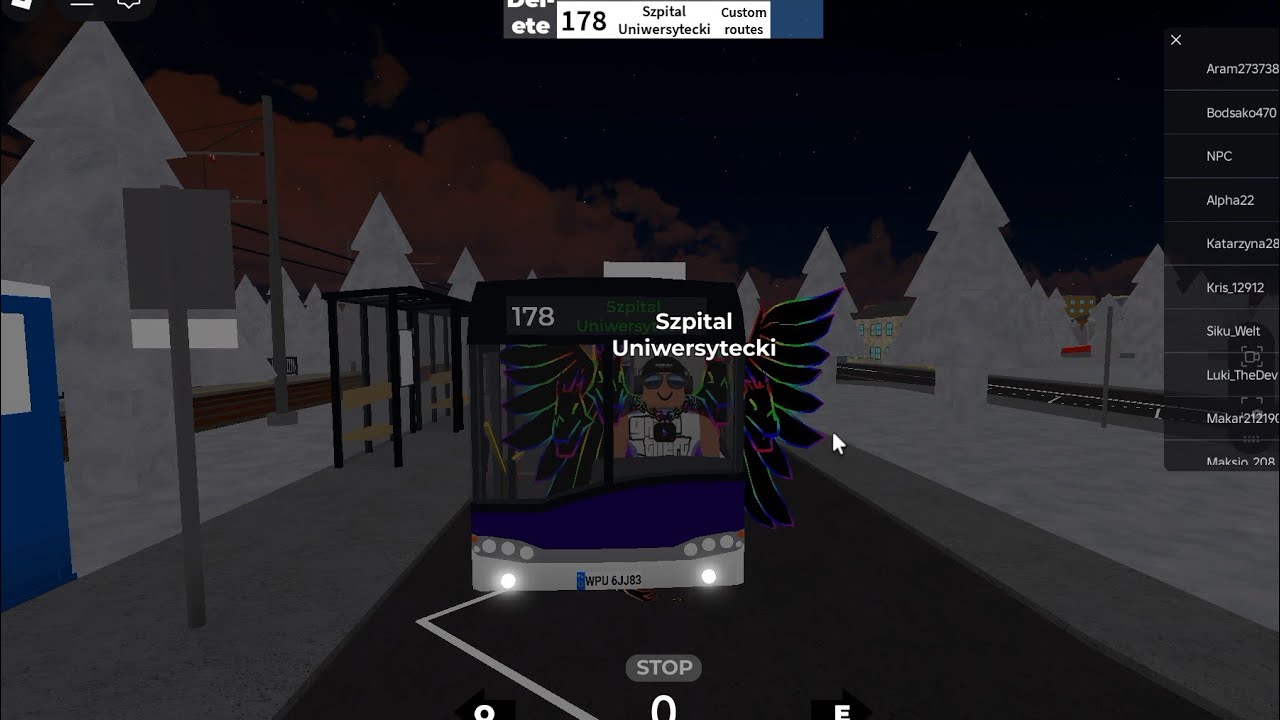 Nid's Buses & Trams Linia 178 kierunek Szpital Uniwersytecki 