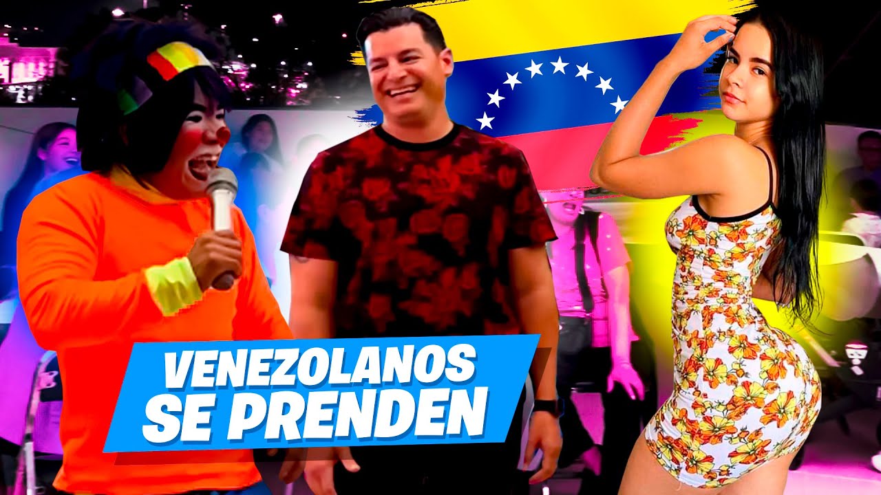 VENEZOLANOS PRENDEN LA FIESTA ASÍ‼️😮 LOS PAYASOS MAS VIRALES KIWI Y STIFF CDMX