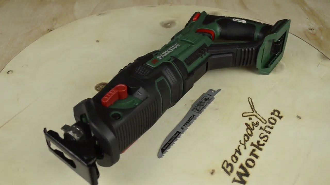 Parkside PSSA 20-Li akkus kardfűrész  (X20v team)  kicsomagolás ( Lidl , Kompernass )