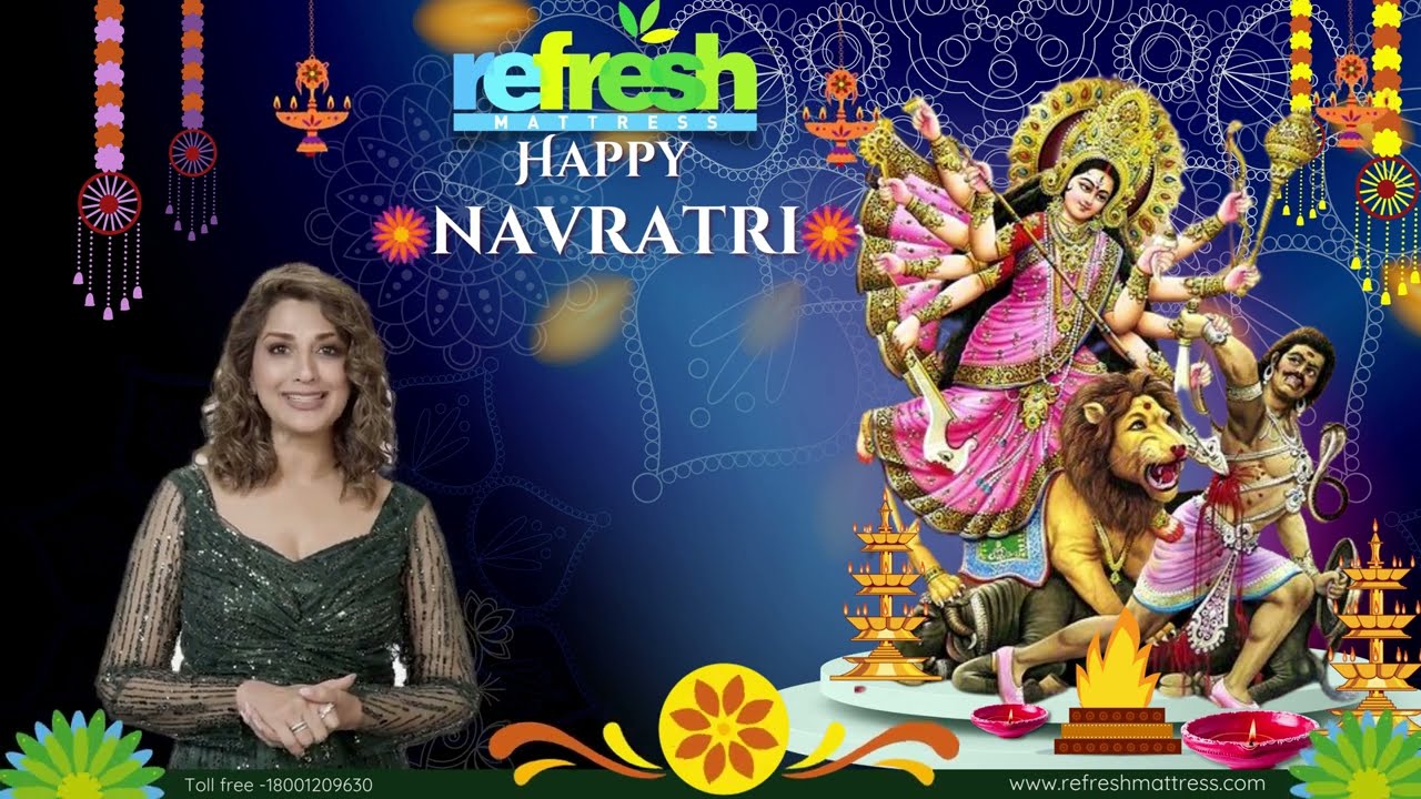 Wish You a Very Happy Navratri From Refresh Mattress 