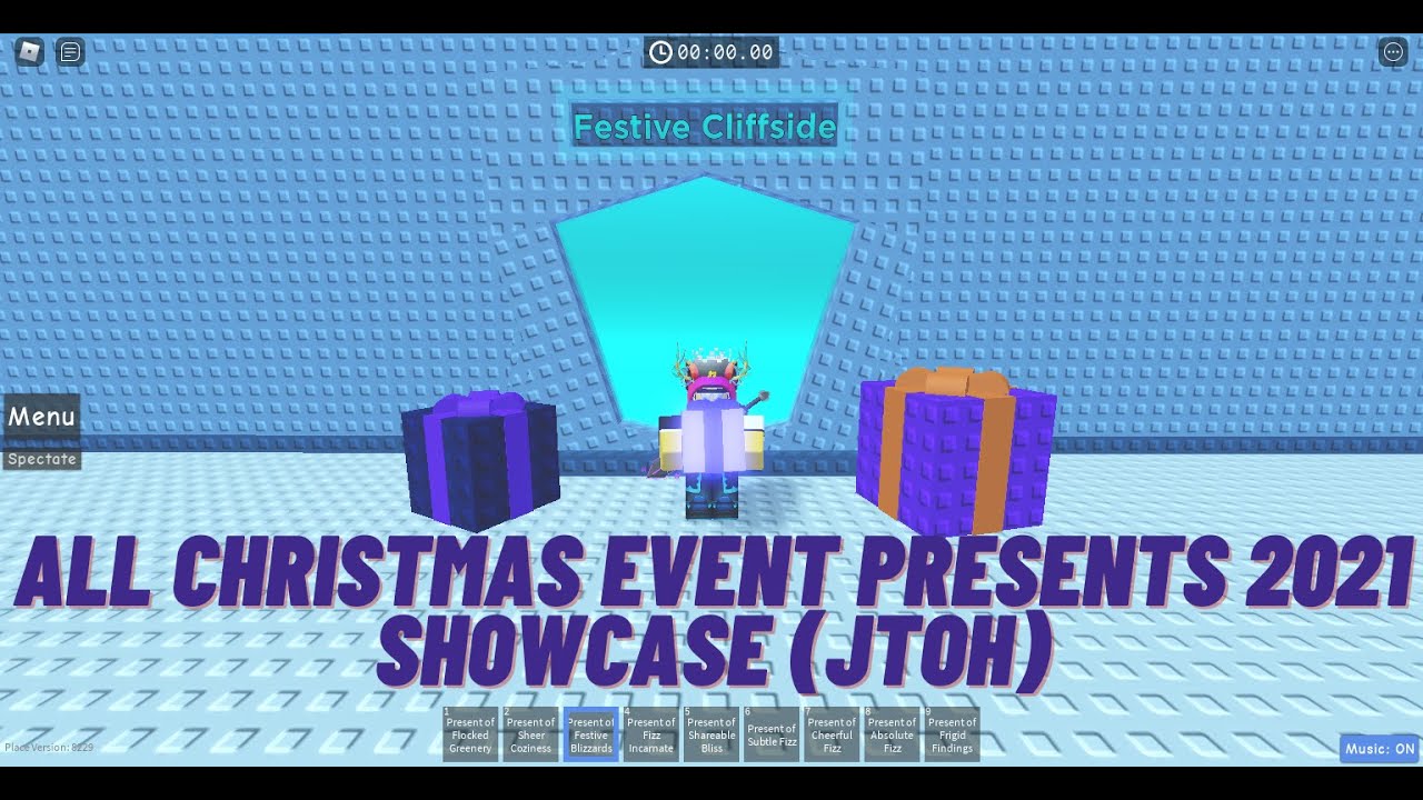 All Christmas Event Presents Showcase (JToH)