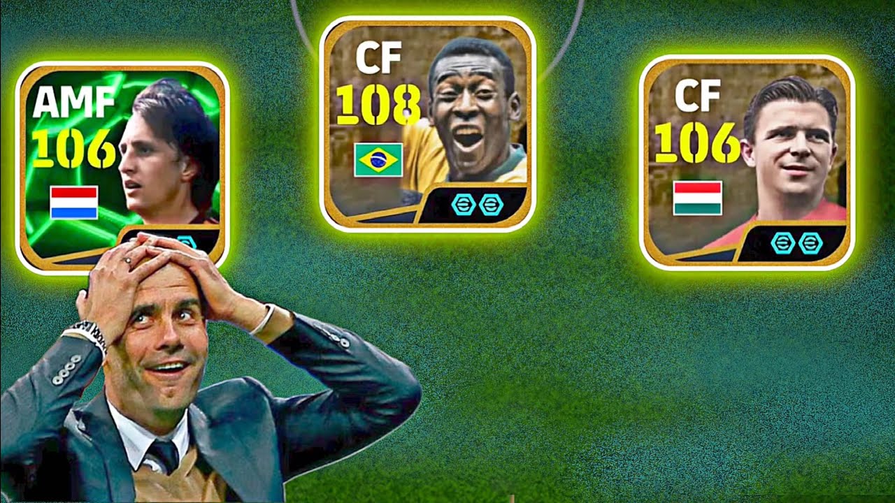 THIS TRIO NEEDS TO BE STUDIED 💀… 108 PELE REPACK X CRUYFF AND PUSKAS REVIEW ✨