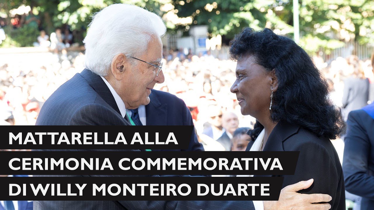 Cerimonia commemorativa del quinto anniversario della morte di Willy Monteiro Duarte