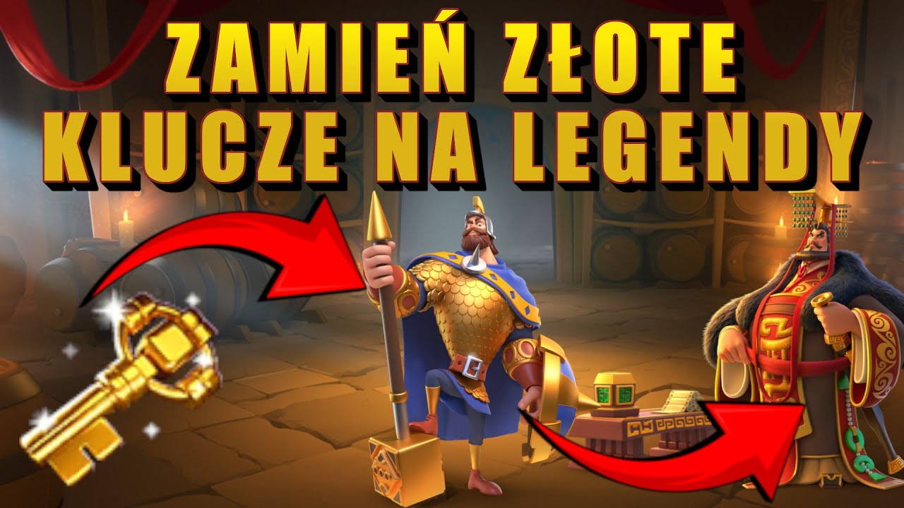 ZAMIEŃ ZŁOTE KLUCZE NA LEGENDY! | Rise of Kingdoms