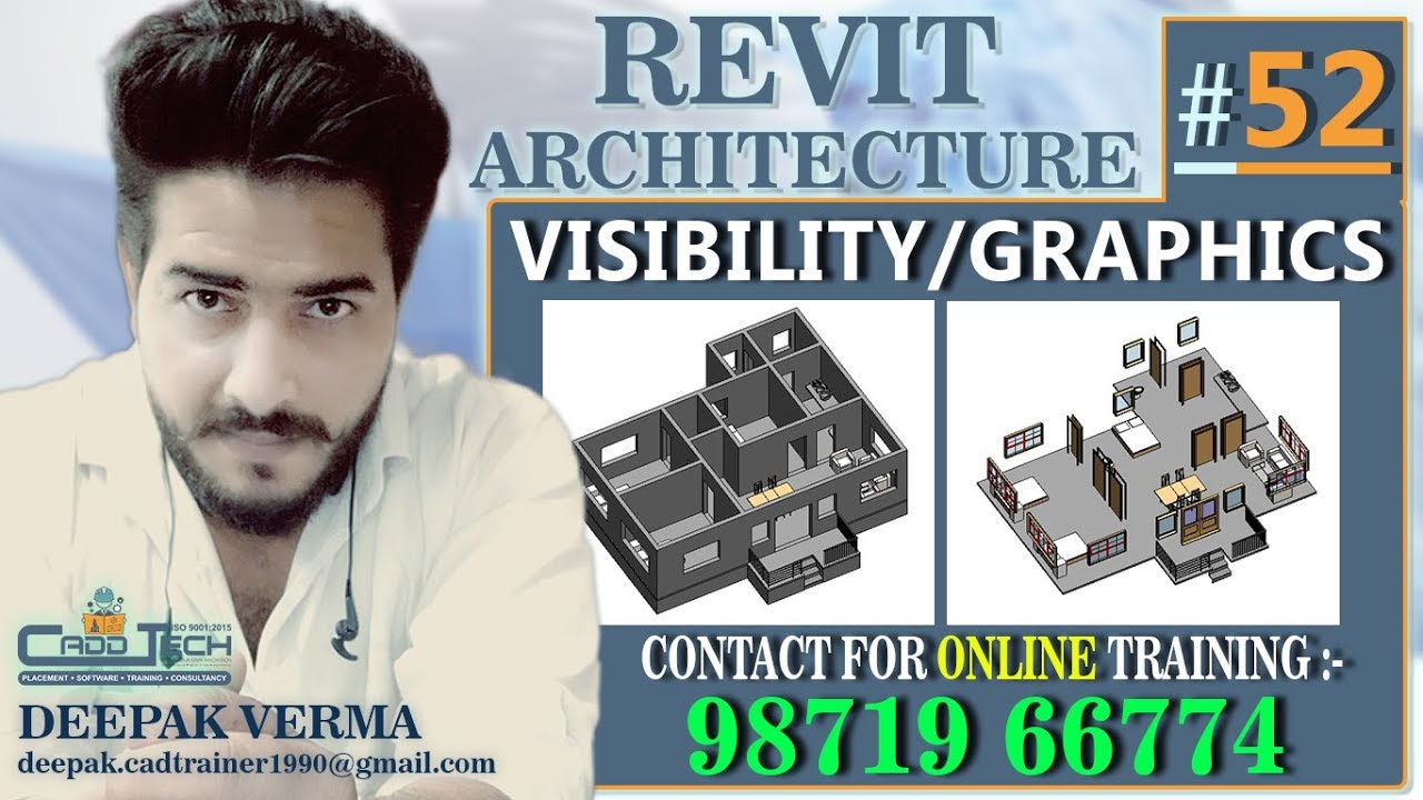 #52 | Visibility/Graphics in REVIT ARCHITECTURE [deepak verma]