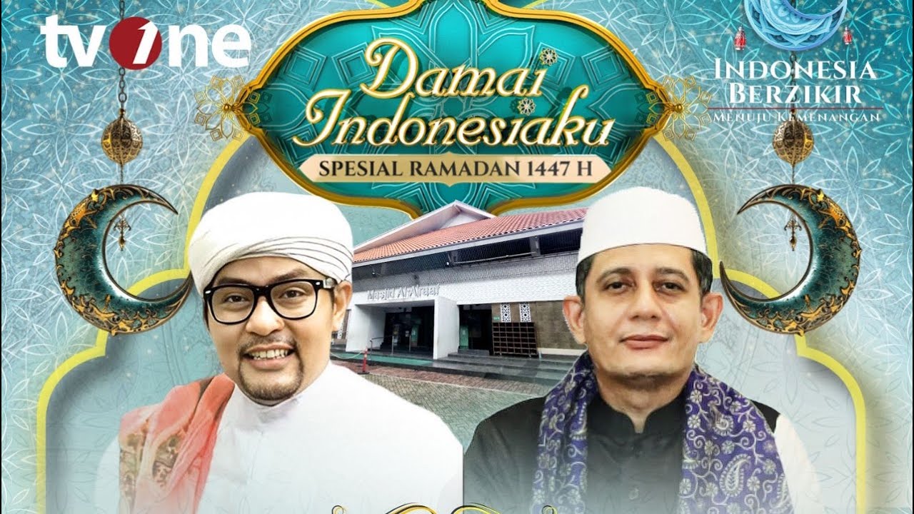 DAMAI INDONESIAKU TVONE, JUMAT 13 MARET 2026 Pukul 14.30 WIB