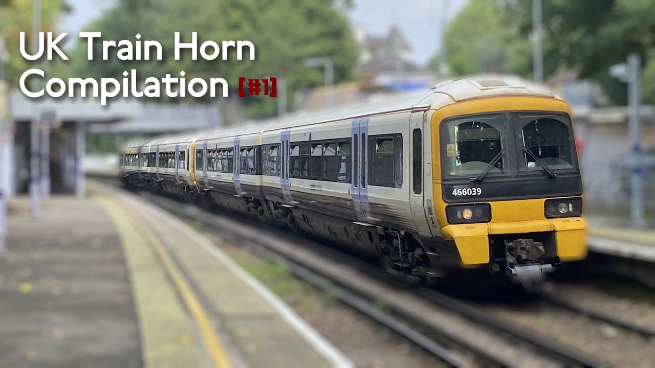 UK Train Horn Compilation (#1)