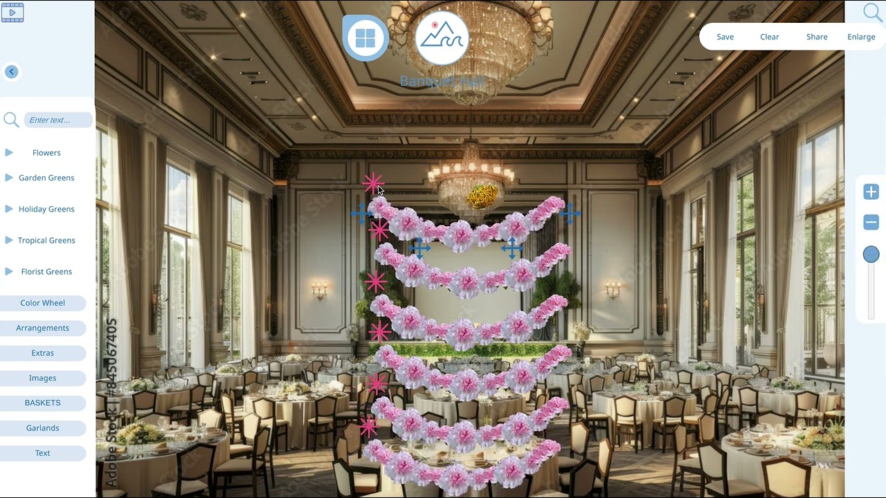 Garland Creation Tools on Scenes  | Flower Architect Tutorial (EN)