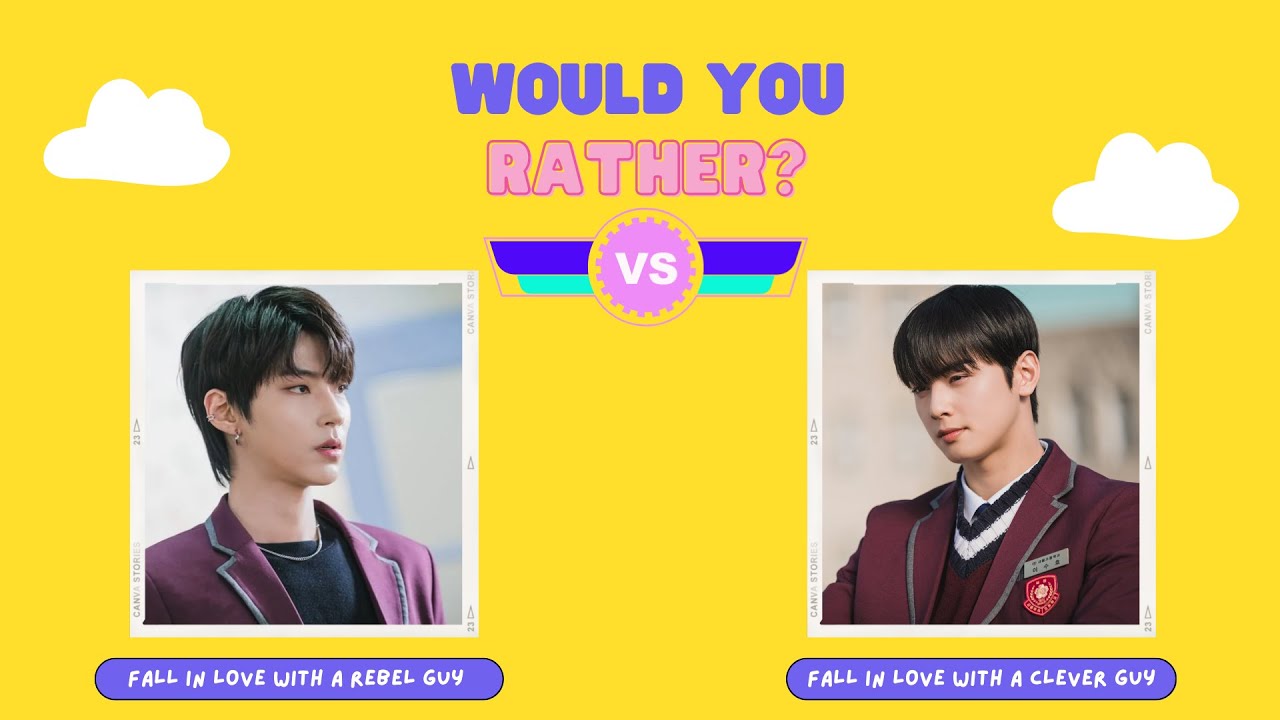Would You Rather Korean Drama True Beauty Edition | Cha Eun Woo and Moon Ga Young 