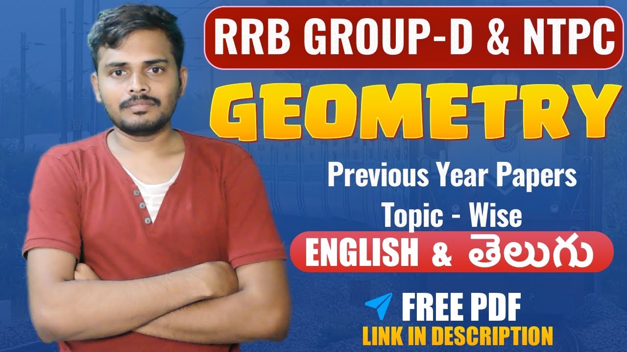 RRB Group D and NTPC Previous Year papers |  GEOMETRY One Shot Basics to Advanced |
