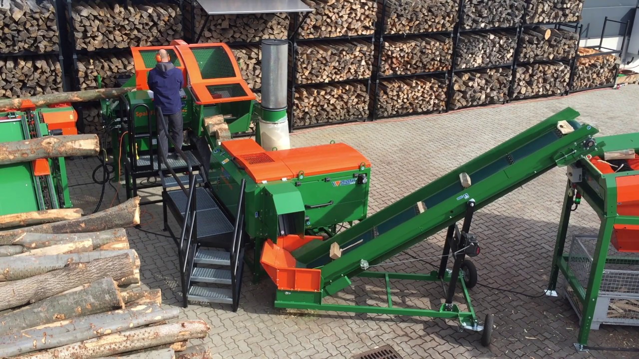 Brennholz machen mit Sägespaltautomat SpaltFix S-415 Vario | POSCH Leibnitz