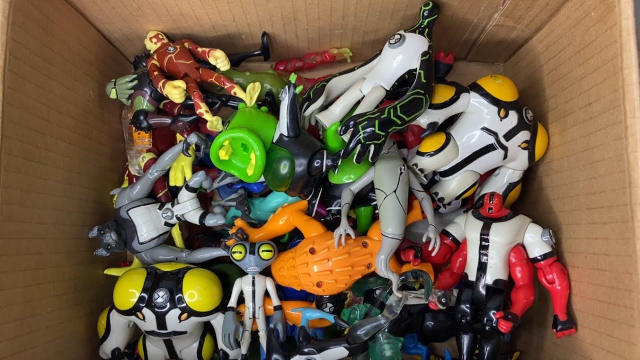 UNBOXING DE BONECOS DO BEN 10 CLÁSSICO !!!
