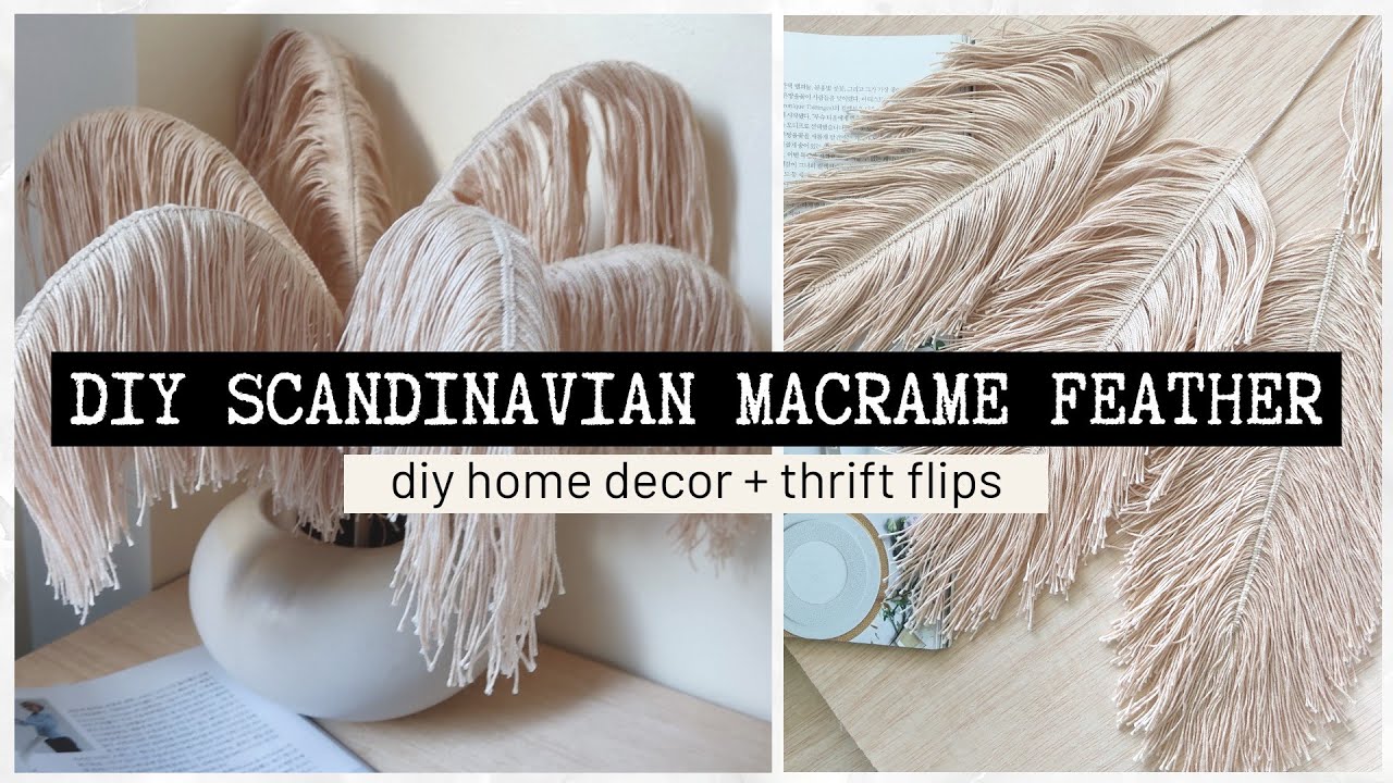 Easy DIY STRING DOLLAR TREE PAMPAS GRASS | DIY Scandinavian | Minimalist Boho Aesthetic | IKEA Hacks