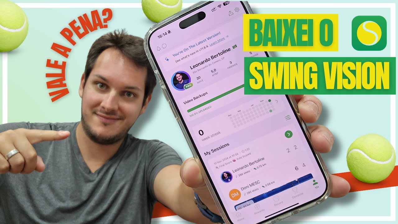 SwingVision | App para Mapear seu Jogo de Tênis e Medir a Velocidade da Bola! Vale a Pena?