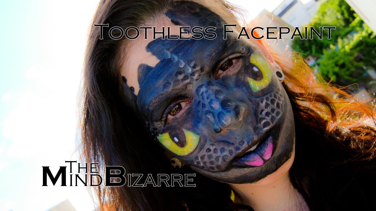 Toothless Facepaint