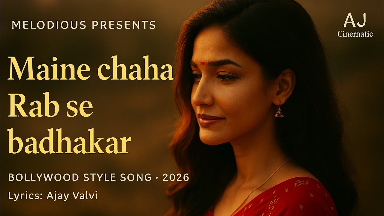 Maine Chaha Rab Se Badhakar | New Bollywood Style Song 2026 | Aj Cinematic Melodious | Ajay Valvi