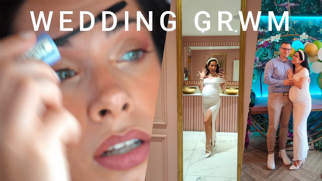 GRWM wedding edition | Doing my wedding Hair & Makeup