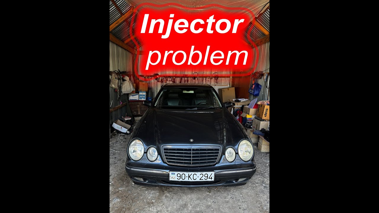 Mercedes-Benz E240, W210 INJECTOR PROBLEM #mercedes #w210 #injector #viral #trending #azerbaycan