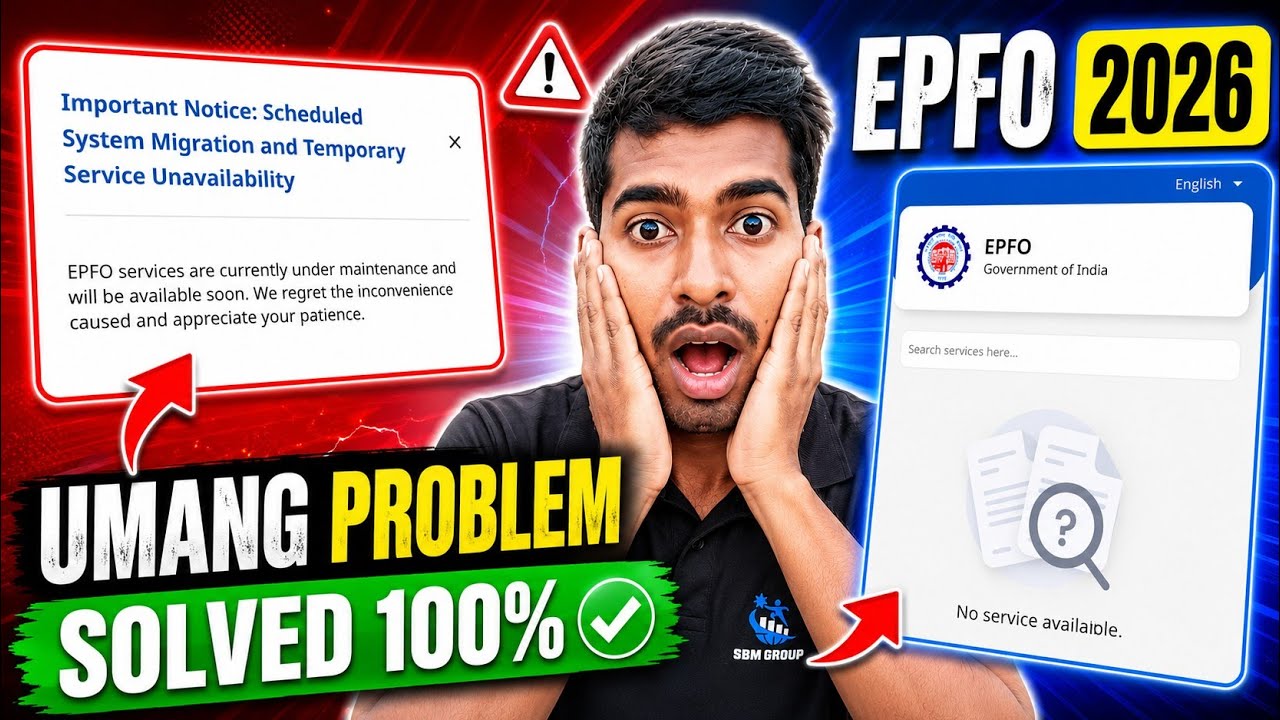 Important Notice: Scheduled System Migration and Temporary Service Unavailability Umang Problem 